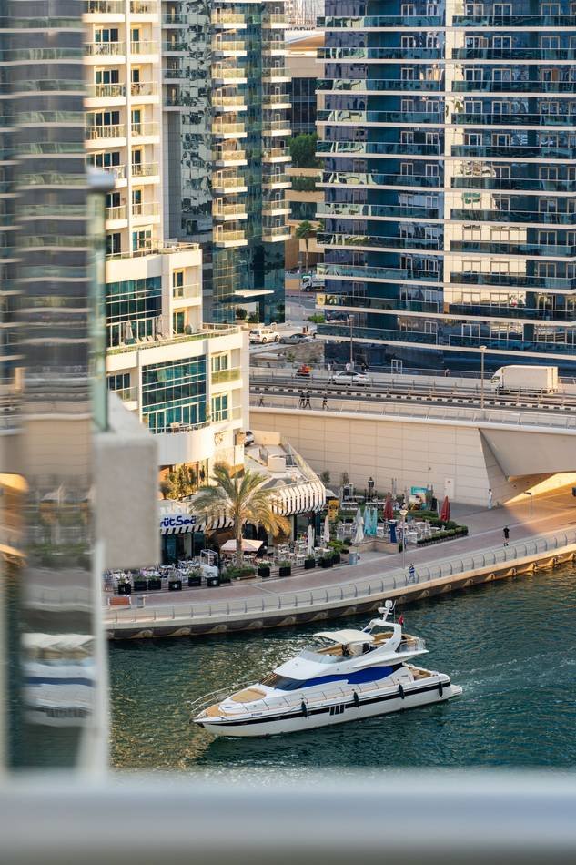 A private yacht in Dubai Marina